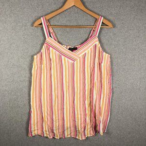NWOT Lane Bryant Striped Tank Top Size 14